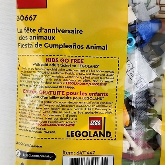 LEGO 2 Sets Creators 6+ Yrs Dog 30666 Penguin Elephant 30667 - Picture 9 of 10